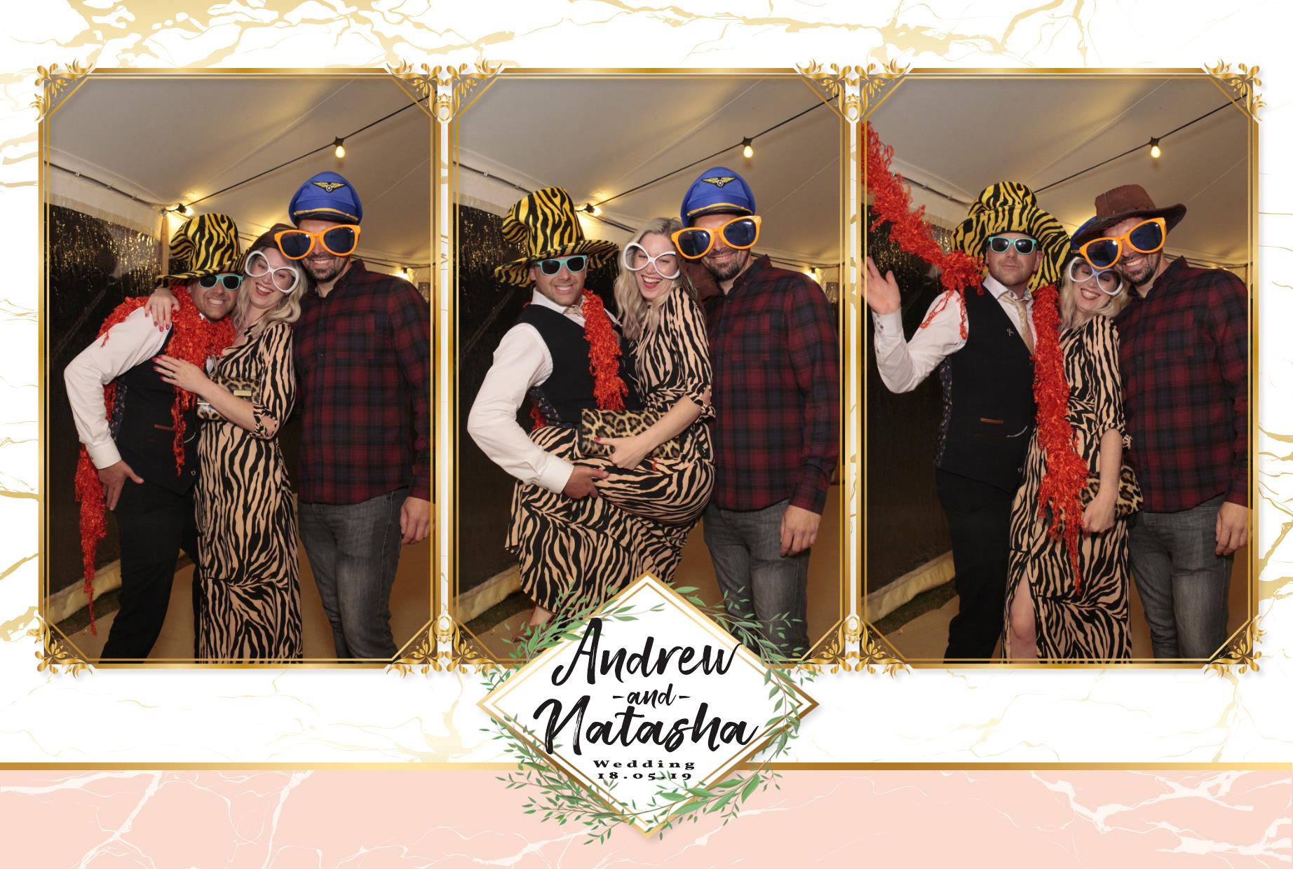Andrew & Natasha's Wedding  | View more photos from the event at gallery.myphotoboothexperience.co.uk/u/MyPhotoBoothExperienceLtd/Andrew-Natashas-Wedding